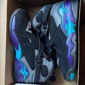 Jordan Kids aqua grape Jordan’s 6Y